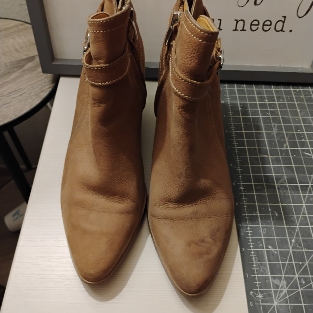 Nine West Tan Ankle Boots